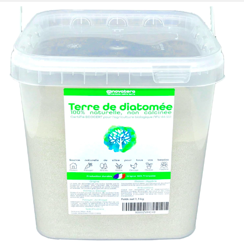 La terre de diatomées est un produit naturel, efficace contre les acariens - doc. Amazon